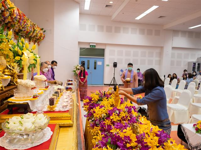 คณะศิลปศาสตร์จัดโครงการทำบุญคณะ สุขสะหรีปี๋ใหม่เมือง ประจำปี 2566