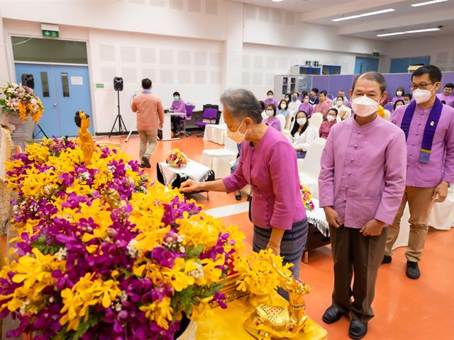 คณะศิลปศาสตร์จัดโครงการทำบุญคณะ สุขสะหรีปี๋ใหม่เมือง ประจำปี 2566