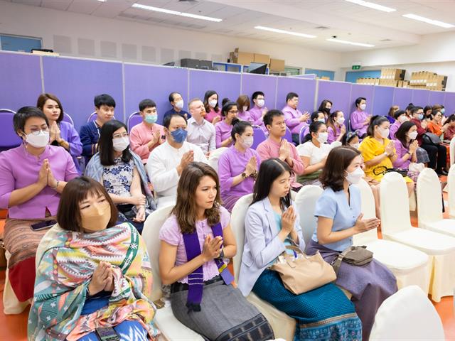 คณะศิลปศาสตร์จัดโครงการทำบุญคณะ สุขสะหรีปี๋ใหม่เมือง ประจำปี 2566