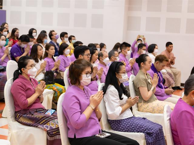 คณะศิลปศาสตร์จัดโครงการทำบุญคณะ สุขสะหรีปี๋ใหม่เมือง ประจำปี 2566