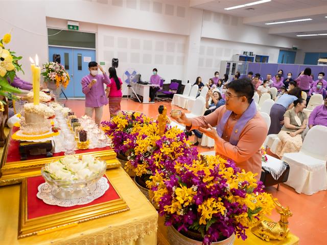 คณะศิลปศาสตร์จัดโครงการทำบุญคณะ สุขสะหรีปี๋ใหม่เมือง ประจำปี 2566