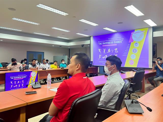 นักกีฬาคณะศิลปศาสตร์ เข้าร่วมพิธีมอบโอวาทแก่คณะนักกีฬา ในการแข่งขันกีฬาบุคลากรมหาวิทยาลัยแห่งประเทศไทย ครั้งที่ 39 “The Happiness Games”
