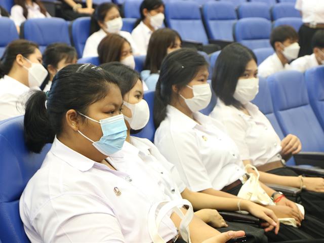 คณะสาธารณสุขศาสตร์ จัดกิจกรรม "นิสิตใหม่ ประจำปีการศึกษา 2566 พบหลักสูตร" 