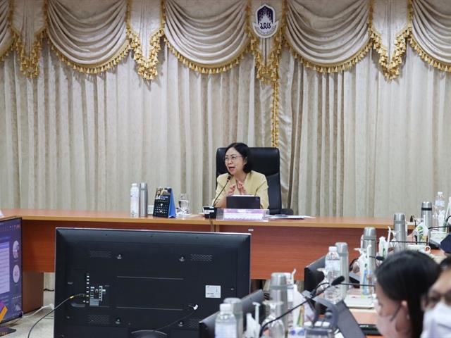กองแผนงาน จัดประชุมคณะกรรมการดำเนินงานบริหารความเสี่ยง การควบคุมภายใน และความโปร่งใสฯ ครั้งที่ 9 (2/2566) เพื่อพิจารณาการดำเนินงานด้านการบริหารความเสี่ยง การควบคุมภายใน และความโปร่งใส รอบ 6 เดือน ประจำปีงบประมาณ พ.ศ. 2566
