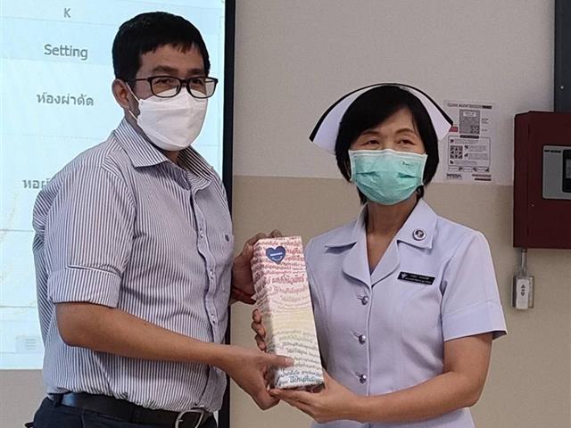 วิทยากรโครงการอบรมเชิงปฏิบัติการ เรื่อง “การพัฒนาศักยภาพแนวปฏิบัติทางการพยาบาล”