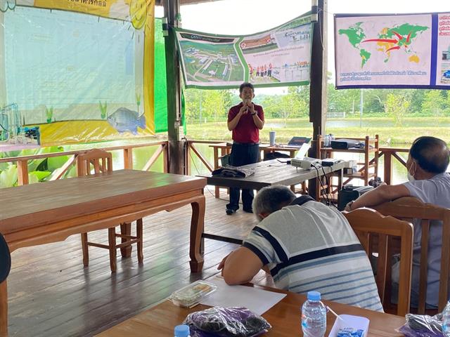 นักวิจัยคณะวิศวกรรมศาสตร์ ม.พะเยา ลงพื้นที่จัดกิจกรรมเชื่อมโยงนวัตกรรมการเลี้ยงปลานิลสำหรับชุมชนเครือข่ายเป้าหมาย
