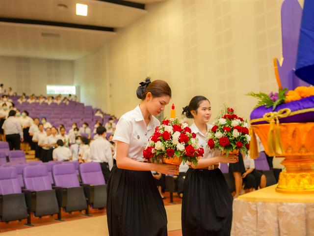 The white coat and pinning ceremony for community health students in academic year 2023