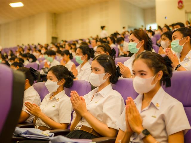 The white coat and pinning ceremony for community health students in academic year 2023