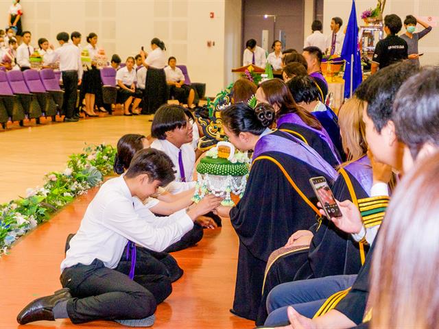 The white coat and pinning ceremony for community health students in academic year 2023