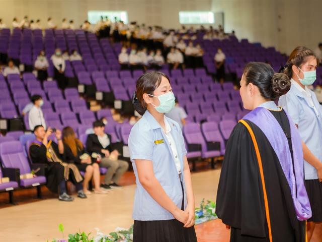 The white coat and pinning ceremony for community health students in academic year 2023