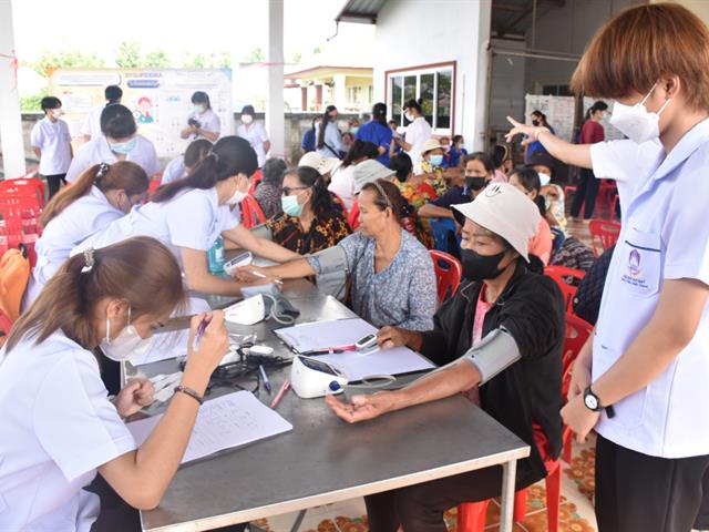 คณะสหเวชศาสตร์ จัดโครงการกายภาพบำบัดสัมผัสชุมชน ณ บ้านสันขวาง หมู่ 3 ตำบลศรีถ้อย อำเภอแม่ใจ จังหวัดพะเยา