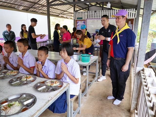 โครงการ UP CSV มหาวิทยาลัยพะเยา ศูนย์การเรียนตำรวจตระเวนชายแดนอินทรีอาสา (บ้านห้วยปุ้ม) 