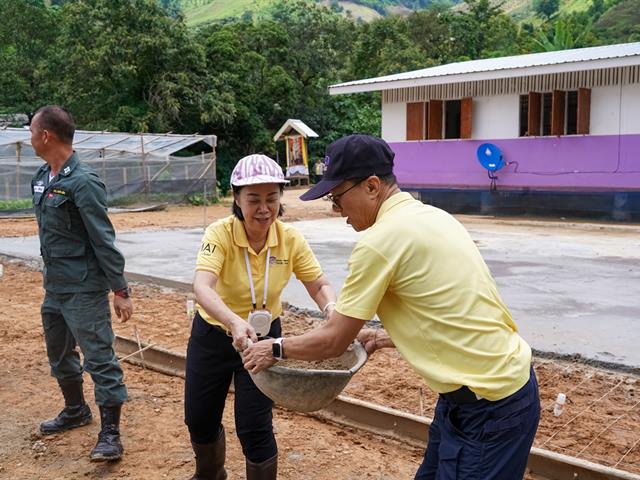 โครงการ UP CSV มหาวิทยาลัยพะเยา ศูนย์การเรียนตำรวจตระเวนชายแดนอินทรีอาสา (บ้านห้วยปุ้ม) 