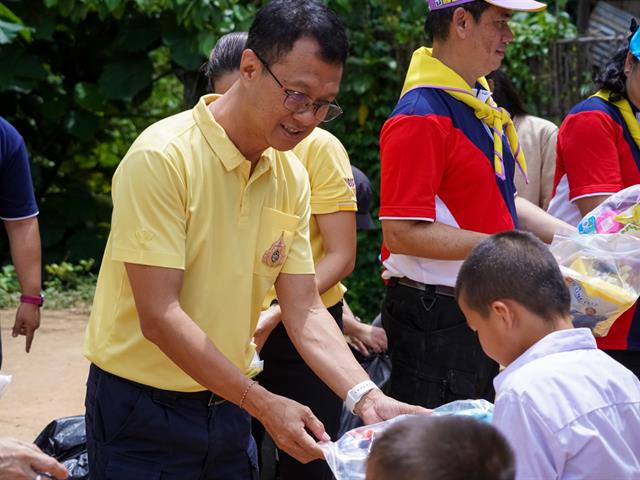 โครงการ UP CSV มหาวิทยาลัยพะเยา ศูนย์การเรียนตำรวจตระเวนชายแดนอินทรีอาสา (บ้านห้วยปุ้ม) 