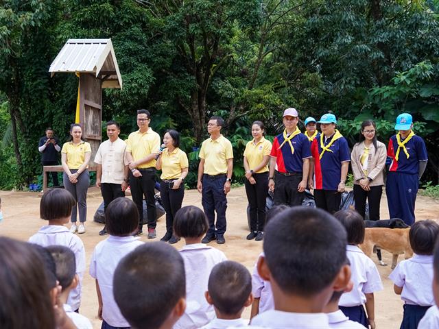 โครงการ UP CSV มหาวิทยาลัยพะเยา ศูนย์การเรียนตำรวจตระเวนชายแดนอินทรีอาสา (บ้านห้วยปุ้ม) 
