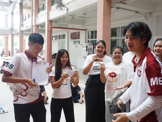 หลักสูตรวิศวกรรมเครื่องกล จัดกิจกรรม“การพัฒนาขีดความสามารถนิสิตในการทำงานเป็นทีม - เรียนอย่างมีความสุข สนุกกับการทำงาน สานสัมพันธ์พี่น้อง”