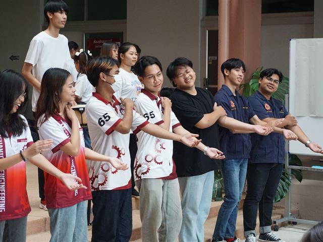 หลักสูตรวิศวกรรมเครื่องกล จัดกิจกรรม“การพัฒนาขีดความสามารถนิสิตในการทำงานเป็นทีม - เรียนอย่างมีความสุข สนุกกับการทำงาน สานสัมพันธ์พี่น้อง”