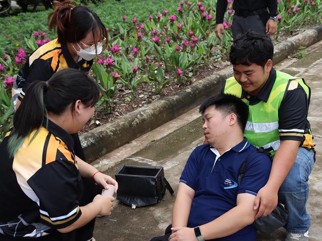 ซ้อมแผนดับเพลิงและอพยพหนีไฟ