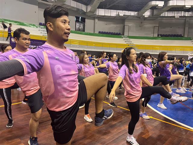 คณะสาธารณสุขศาสตร์ เข้าร่วมกิจกรรมมหาวิทยาลัยพะเยา ในกิจกรรม “BMI Challenge Show & Share 2023” 