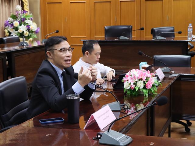 กองแผนงานได้รับเกียรติเป็นวิทยากรให้ความรู้ระบบบริหารจัดการแผนและงบประมาณ (e-Budget) แก่ผู้บริหารและบุคลากรคณะนิศาสตร์