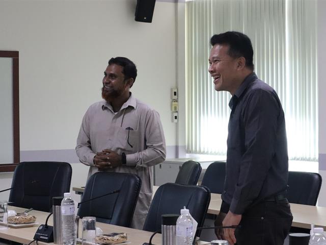นักวิจัยคณะวิศวกรรมศาสตร์ ร่วมแลกเปลี่ยนความรู้ด้านงานวิจัย กับ Professor Dr. MD Hamidur Rahman จากประเทศบังกลาเทศ