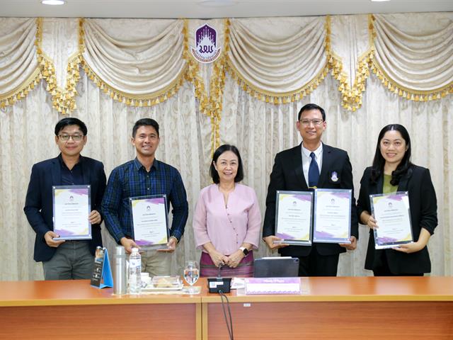คณะวิศวกรรมศาสตร์ เข้ารับรางวัล "โครงการ UP DMS Ranking Awards 2023"