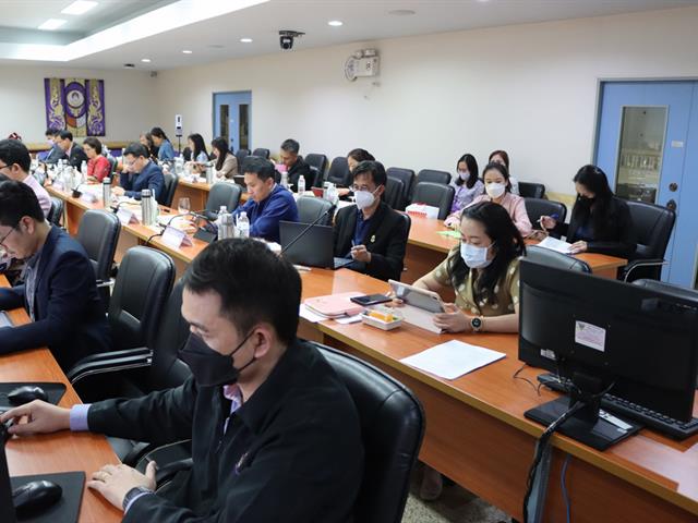 กองแผนงาน จัดประชุมคณะกรรมการดำเนินงานบริหารความเสี่ยง การควบคุมภายใน และความโปร่งใสฯ ครั้งที่ 10 (3/2566) เพื่อพิจารณาการดำเนินงานด้านการบริหารความเสี่ยงและการควบคุมภายใน รอบ 12 เดือน ประจำปีงบประมาณ พ.ศ. 2566 และแผนฯ ประจำปีงบประมาณ พ.ศ. 2567
