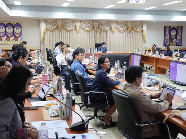กองแผนงาน จัดประชุมคณะกรรมการดำเนินงานบริหารความเสี่ยง การควบคุมภายใน และความโปร่งใสฯ ครั้งที่ 10 (3/2566) เพื่อพิจารณาการดำเนินงานด้านการบริหารความเสี่ยงและการควบคุมภายใน รอบ 12 เดือน ประจำปีงบประมาณ พ.ศ. 2566 และแผนฯ ประจำปีงบประมาณ พ.ศ. 2567