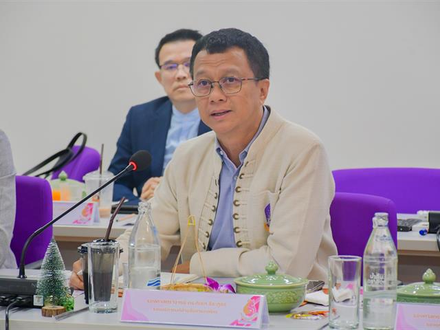 วิทยาลัยการศึกษา ต้อนรับคณะผู้บริหารมหาวิทยาลัยพะเยา เนื่องในกิจกรรม “สภากาแฟสัญจร มหาวิทยาลัยพะเยา ประจำปีงบประมาณ 2567”