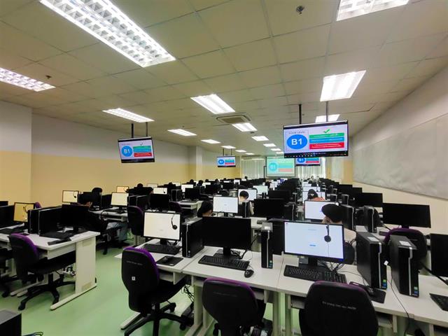 ศูนย์ภาษา คณะศิลปศาสตร์ จัดทดสอบวัดความรู้ภาษาอังกฤษโดยโปรแกรมสำเร็จรูป ประจำเดือนธันวาคม 2566