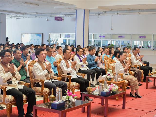 วิทยาลัยการศึกษา เข้าร่วมโครงการทำบุญเนื่องในวันขึ้นปีใหม่ “ฮ่วมบุญ ขึ้นปี๋ใหม่ ฮ้อยดวงใจ จาว ม.พะเยา” ประจำปี พ.ศ. 2567