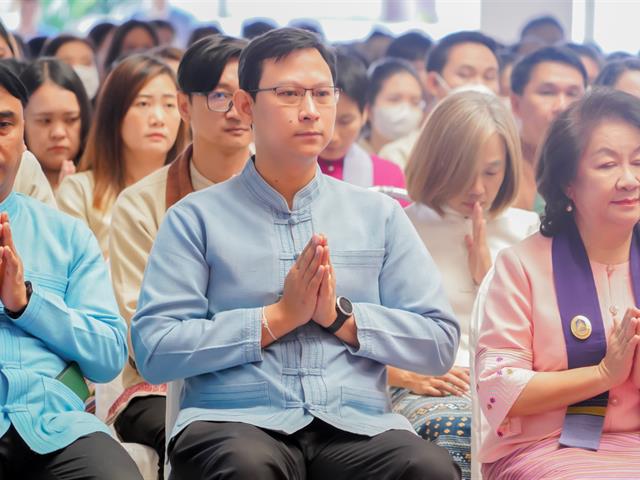 วิทยาลัยการศึกษา เข้าร่วมโครงการทำบุญเนื่องในวันขึ้นปีใหม่ “ฮ่วมบุญ ขึ้นปี๋ใหม่ ฮ้อยดวงใจ จาว ม.พะเยา” ประจำปี พ.ศ. 2567