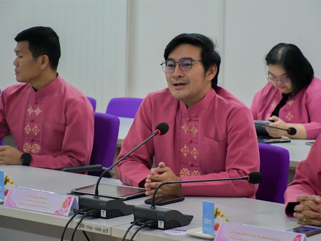 วิทยาลัยการศึกษา ต้อนรับคณะศึกษาดูงานการจัดการศึกษาหลักสูตรควบระดับปริญญาตรี 2 ปริญญา คณะศิลปศาสตร์ มหาวิทยาลัยอุบลราชธานี