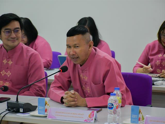 วิทยาลัยการศึกษา ต้อนรับคณะศึกษาดูงานการจัดการศึกษาหลักสูตรควบระดับปริญญาตรี 2 ปริญญา คณะศิลปศาสตร์ มหาวิทยาลัยอุบลราชธานี