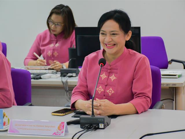 วิทยาลัยการศึกษา ต้อนรับคณะศึกษาดูงานการจัดการศึกษาหลักสูตรควบระดับปริญญาตรี 2 ปริญญา คณะศิลปศาสตร์ มหาวิทยาลัยอุบลราชธานี