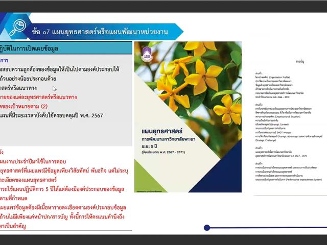 คณะศิลปศาสตร์ มหาวิทยาลัยพะเยา เข้าร่วมประชุมคณะทำงานด้านคุณธรรมและความโปร่งใสฯ ครั้งที่ 1/2567
