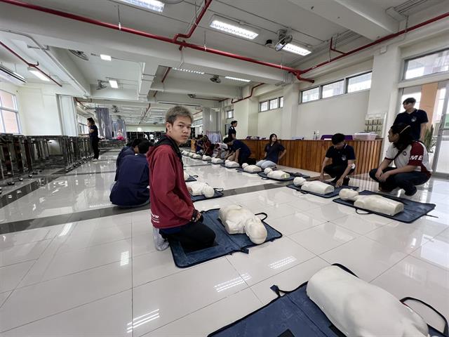 วิศวกรรมเครื่องกล จัดอบรมการปฐมพยาบาลเบื้องต้นและการช่วยชีวิตขั้นพื้นฐาน เสริมองค์ความรู้และทักษะการปฐมพยาบาลเบื้องต้น
