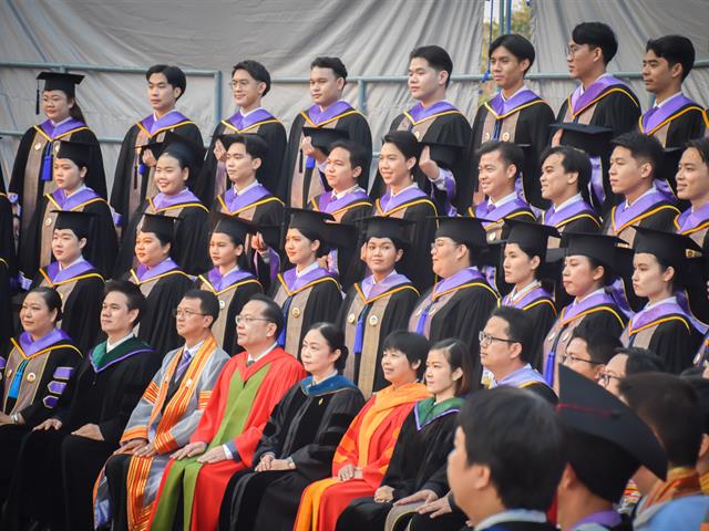 คณะสหเวชศาสตร์ ทำการฝึกซ้อมบัณฑิต เพื่อเตรียมความพร้อมการเข้ารับพระราชทานปริญญาบัตร ประจำปีการศึกษา 2565