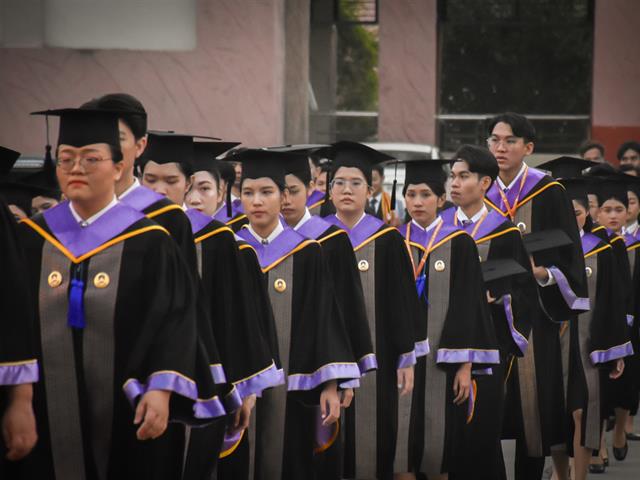 คณะสหเวชศาสตร์ ทำการฝึกซ้อมบัณฑิต เพื่อเตรียมความพร้อมการเข้ารับพระราชทานปริญญาบัตร ประจำปีการศึกษา 2565
