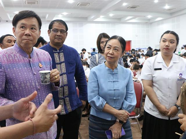 คณะสาธารณสุขศาสตร์ จัดกิจกรรมสรุปผลการดำเนินโครงการฝึกบูรณาการความรู้และทักษะแบบสหวิชาชีพจากห้องเรียนสู่ชุมชน (Inter-professional Education: IPE ) ครั้งที่ 2 กิจกรรม Show & Share ณ ห้องประชุมเมืองพะเยา อาคารเทคโนโลยีสารสนเทศและการสื่อสาร มหาวิทยาลัยพะเยา 