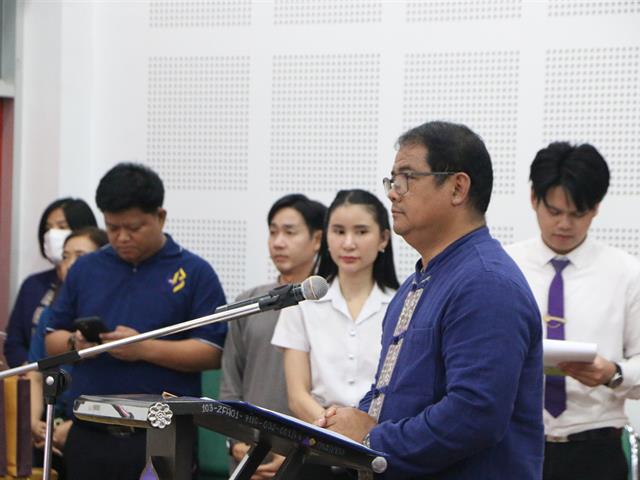 คณะสาธารณสุขศาสตร์ จัดกิจกรรมสรุปผลการดำเนินโครงการฝึกบูรณาการความรู้และทักษะแบบสหวิชาชีพจากห้องเรียนสู่ชุมชน (Inter-professional Education: IPE ) ครั้งที่ 2 กิจกรรม Show & Share ณ ห้องประชุมเมืองพะเยา อาคารเทคโนโลยีสารสนเทศและการสื่อสาร มหาวิทยาลัยพะเยา 
