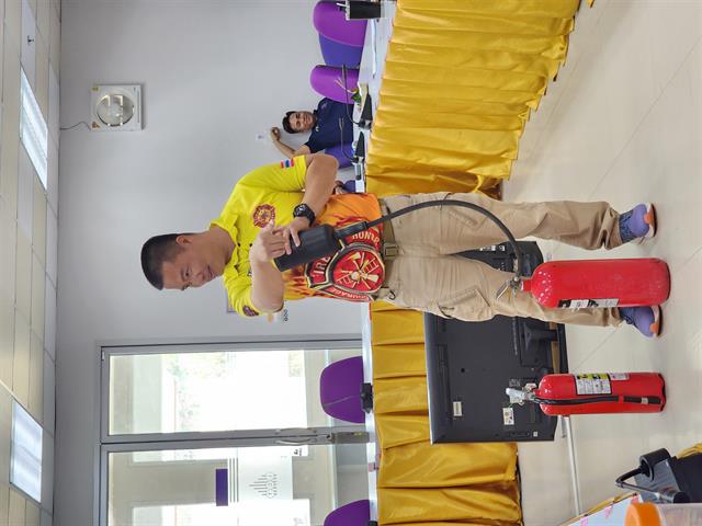การซักซ้อมแผนป้องกันและอพยพหนีไฟ