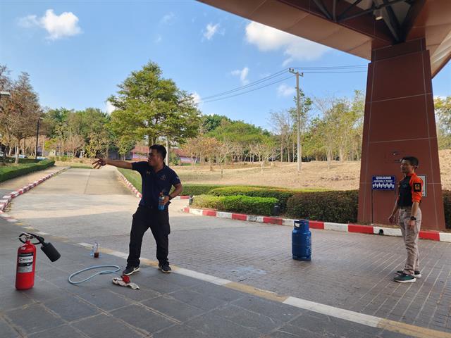 การซักซ้อมแผนป้องกันและอพยพหนีไฟ