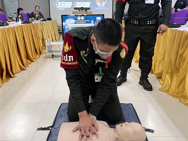 การซักซ้อมแผนป้องกันและอพยพหนีไฟ