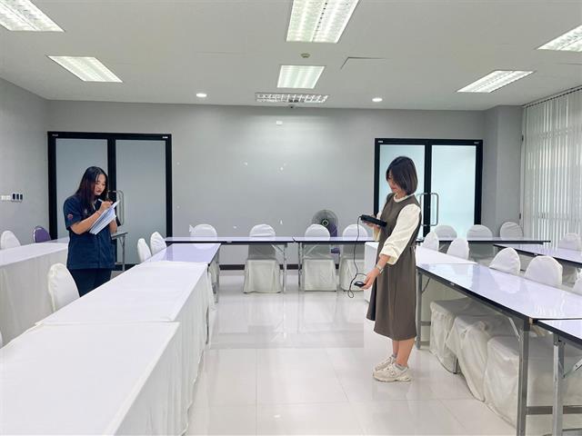      สา’สุข ม.พะเยา สาขาวิชาอาชีวอนามัยและความปลอดภัย ให้บริการวิชาการในการตรวจวัดความเข้มของแสงสว่าง