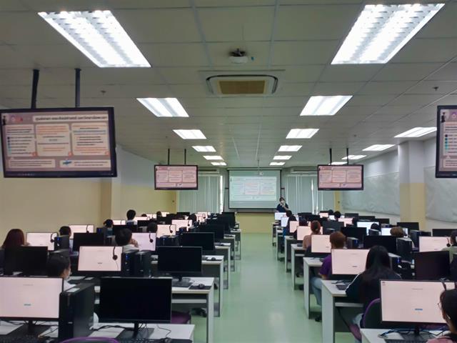 ศูนย์ภาษา คณะศิลปศาสตร์ จัดทดสอบวัดความรู้ภาษาอังกฤษด้วยโปรแกรมสำเร็จรูป  สำหรับนิสิตระดับปริญญาตรี รหัส 66 เพื่อประกอบสำเร็จการศึกษาและเพื่อเทียบรายวิชา 001205