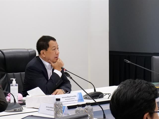 มหาวิทยาลัยพะเยาเข้าร่วมการประชุมหารือร่วมกับประธานคณะกรรมการ ส่งเสริมวิทยาศาสตร์ วิจัยและนวัตกรรม (กสว.) ณ มหาวิทยาลัยเชียงใหม่ 