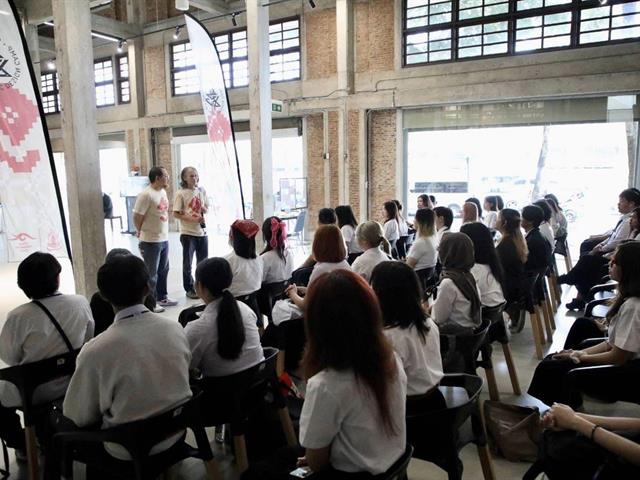 The students from the CG Program at the School of Information and Communication Technology are one of the 10 teams participating in the 9th annual Chon Chang Graphic Design Camp. This camp aims to nurture the next generation of National Designers.