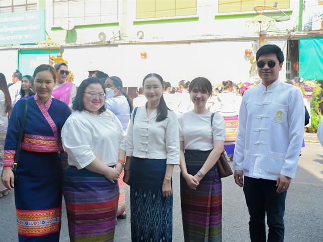 วิทยาลัยการศึกษา เข้าร่วมประเพณีแห่ผ้าห่มพระธาตุจอมทอง มหาวิทยาลัยพะเยา ประจำปี ๒๕๖๗