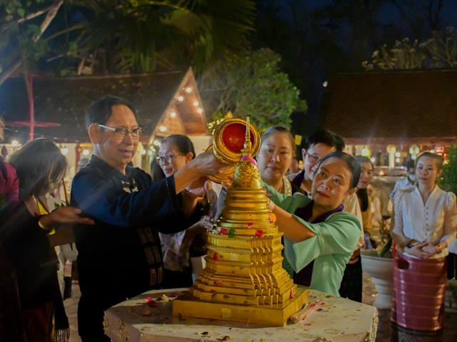 วิทยาลัยการศึกษา เข้าร่วมประเพณีแห่ผ้าห่มพระธาตุจอมทอง มหาวิทยาลัยพะเยา ประจำปี ๒๕๖๗